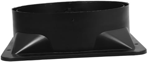 KOMBIUDA Range Hood Covers Kit Non Return Flap Valve for Kitchen Smoke Vent Easy Installation Exhaust Base Maintains Cleanliness Prevents Backflow for Oven Stove Use