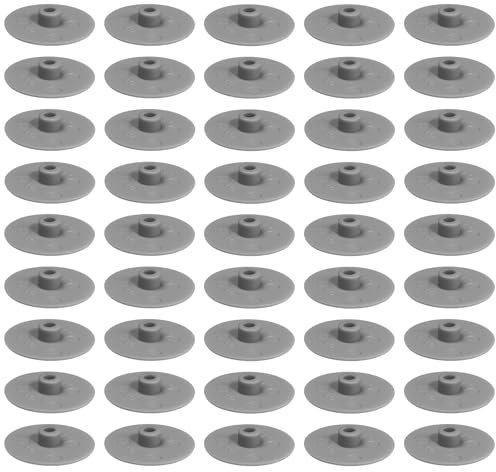 cyclingcolors 20x Abdeckkappen schraubenkappen Innensechskant SW 4 Schrauben Zylinderschrauben Schutzkappen Kunststoff, Grau RAL 7037