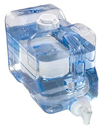 HpLive 3-7.5L Kühlschrank Wasserbehälter Getränkespender mit Auslaufhahn Tragbar Wasserkanister für Küche(5.7L)