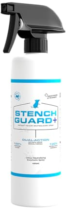 PowAir StenchGuard Spray 464ml – Instant Odour Neutraliser for Pest Control, Dead Rodent Smells, Urine, Faeces & Organic Decay – Dual-Action Enzymatic Formula, 100% Natural Active Ingredients
