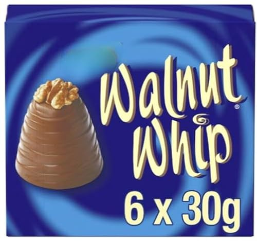 Walnut Whip Chocolate 6 Pack 180G Serving up some sweet happiness Special For Easter Christmas,Birthday,NewYear