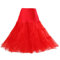 Boolavard® 50er Jahre Petticoat Vintage Retro Reifrock für Wedding Bridal Rockabilly Kleid in Mehreren Farben (XS-M, Rot)