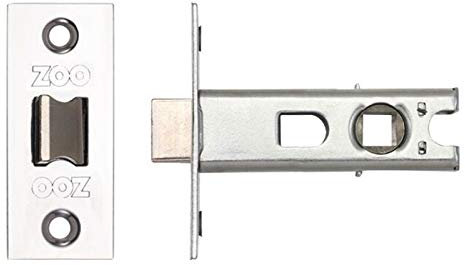 Zoo Contract Tubular Latch - 64mm - Polished Stainless Steel - Square