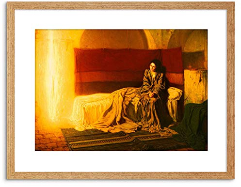 Wee Blue Coo Tanner The Annunciation 9x7'' Framed Art Print F97x13797