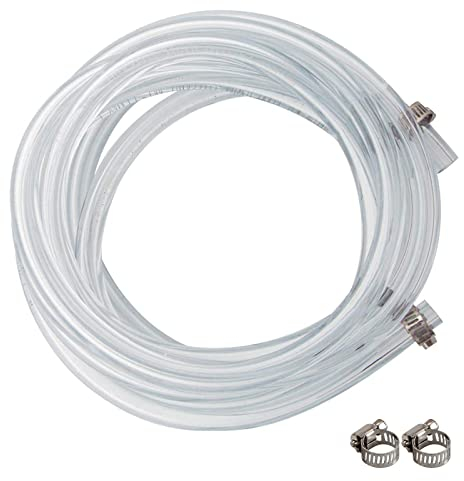 10 ft Draft Bier Line 3/40,6 cm ID X 7/40,6 cm OD für hobbybrauen Liquid mit Schraubzwinge von luckeg