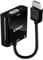 LINDY 38285 HDMI auf VGA und Audio Konverter schwarz 0.1 m