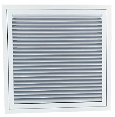 Grille alluminium porte-filtre 595x595 pour plafond 600x600 mm blanc