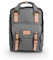 Doughnut MACAROON Rucksack Reborn Series Unisex 16L mit Laptopfach I Studenten-Rucksack funktionell & handgefertigt I ideal als Reise-Rucksack oder leichter City-Rucksack I Daypack in Grey/Grau