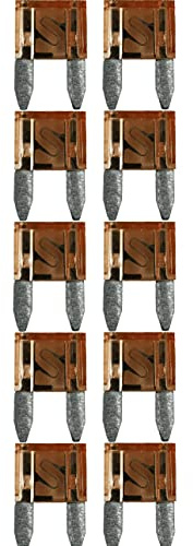 baytronic 10x Kfz-Flachstecksicherung Mini (braun 5A)