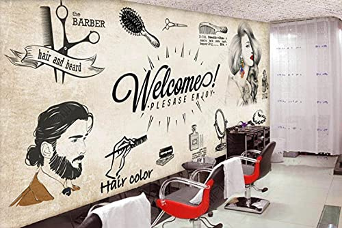 Sticker mural cuisine Papier peint salon de coiffure Papier peint salon -250cmx175cm