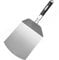 Folding Pizza Peel Stainless Steel Spatula Long Handle Pizza Turning Peel Super Smooth Pizza Paddle Non-Stick Blade 63.5×24.2cm