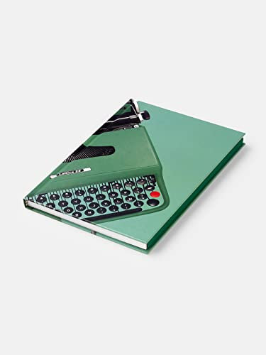 PdiPigna - OLIVETTI Collection - Taccuino a righe A5, copertina semi-rigida, Verde