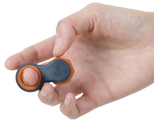 Yogi Fidget-Spielzeug, Fidget-Spinner für Erwachsene, Linderung von Angstzuständen, perfekt für ADHD, ADD und Autismus, leises Fidget-Spielzeug für Erwachsene und Kinder, fünf Ringgrößen– Supernova