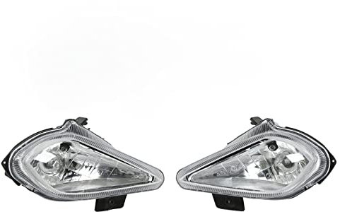 Tbest ATV QUAD Head Light, Phares Avant LED 12V avec Ampoules 5 Fils 4 Prises pour VTT Chinois