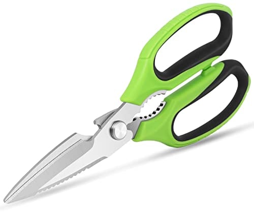 Uaugulft Kitchen Scissors, Heavy Duty Multi-Purpose Kitchen Shears, Suitable for Chicken, Poultry, Fish, Meat, Vegetables, Herbs
