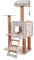 Arbre à Chat avec Griffoirs et Escaliers en Bois 115 cm (Gris)