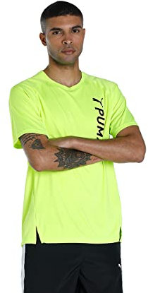 PUMA Herren FIT Funktionsshirt gelb M