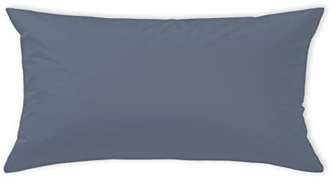 Curt Bauer Uni-Mako-Satin Kissenbezug einzeln Dessin 0000 Farbe denim-3527 Größe 70x90cm
