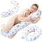 Totsy Baby Stillkissen XXL Seitenschläferkissen Schwangerschaftskissen Lagerungskissen - Baumwolle Pregnancy Pillow Erwachsene - 190 cm Luftballons