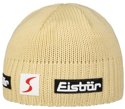 Eisbär Trop Skipool Strickmütze Beanie Merinomütze Wollmütze Skimütze (One Size - gelb)
