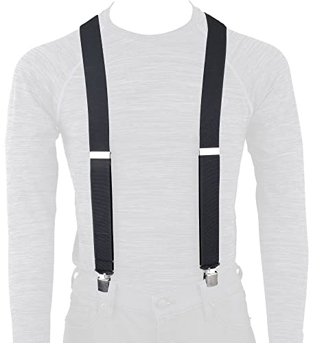 Oxford Riggers Slim Heavy Duty Motorcycle Braces, Black