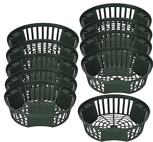 KOTARBAU® Set di 10 cestini per piantagione bulbi da fiore 215 mm Cesto per piantare bulbi da fiore Vassoio per la coltivazione di bulbi da fiore Vassoio per piantare bulbi da fiore Cesto per piantare