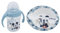 SET 3PCS (VASO ENTRENAMIENTO 250 ML, PLATO Y CUCHARA) MICKEY MOUSE FULL OF SMILES