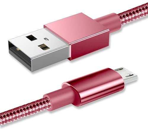 Micro USB Charger Cable, Android Charger Fast Charging Cable for Samsung Galaxy S7 Edge S6 S5 J7 J5 J6 J3 A6 A10, Huawei Y6 Y7, Kindle, Xbox, Tablet Micro USB Cable