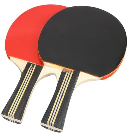 Professionelle Tischtennisschläger mit komfortablem Griff, PingPong-Paddel, tragbares Tischtennis-Paddel für drinnen und draußen