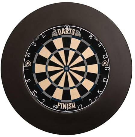 Home Deluxe - Dartscheibe inkl. Surround Good Darts I Surround Scheibe Dart Spielumrandung Dartscheibenumrandung Auffangring Dartboard - Variantenauswahl