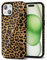 Svanove Cheetah Print Handyhülle für iPhone 14 Plus/iPhone 15 Plus Hülle Leopard Trendy Muster, Braun Khaki