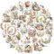 Ostereier Aufkleber, Hase Stickers, Hase Osterhasen Aufkleber, Sticker Ostern, Hasen Aufkleber für Kinder, Ostersticker, Ostern Aufkleber Selbstklebend, für Grußkarten Geschenkverpackung