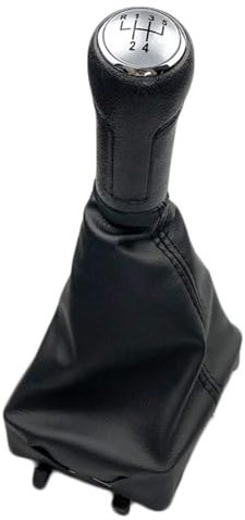 Auto Schaltknauf Für VW Für Polo 9N 9N2 2002-2009 Auto Schaltknauf 5/6 Geschwindigkeit Getriebe Griff Hebel Stick Schaltknauf Automatik(5 Speed B0231)