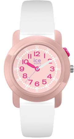 ICE-WATCH - Ice Find White - Montre Rose pour Fille avec Bracelet en Silicone - 024914 (Small)