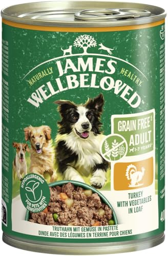James Wellbeloved JWB Dog Can Adult TkPo CIL Grain Free (1 x 400g)