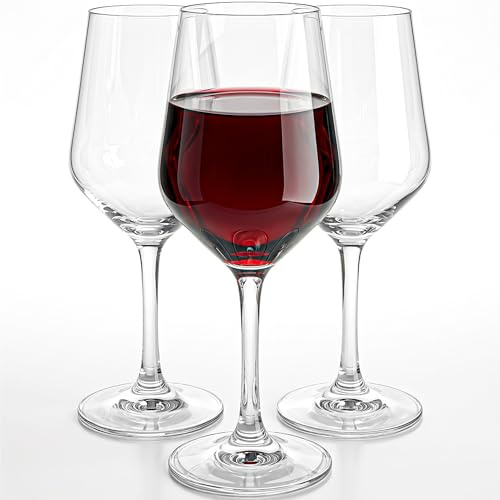 KONZEPT by Glasmark Lot de 6 verres à vin blanc 470 ml – Verres à vin élégants en forme de tulipe en cristal idéal pour le vin blanc et les apéritifs, passe au lave-vaisselle
