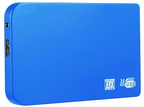 64GB Portable External Hard Drive, USB 3.0 Slim High-Speed Storage Device, Data Backup & Memory Expansion for PC Laptop, for Christmas Day, Birthday, Any Occasion (Blue)