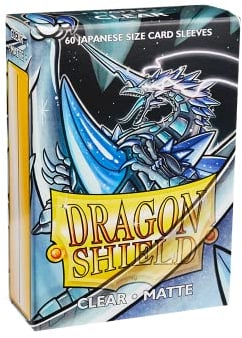 Arcane Tinmen AT-11101 Dragon Shield Japanese Size Matte Clear (60 Sleeves)