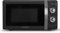 SCHNEIDER SMW20VMB, Micro ondes Vintage, Monofonction, 700 watts, 20 litres, Contrôle mécanique, Fonction décongélation, Plateau tournant (24.5cm), Noir