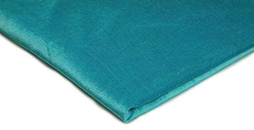 Pannesamt Stoff, Samt, Velours, Velourstoff 50x150 cm (Türkis)