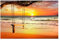Génerico Cuadro Decorativo en Cristal Templado de 4mm Compatible con Kuadrus (Columpio en el Mar, 80 x 120 cm)