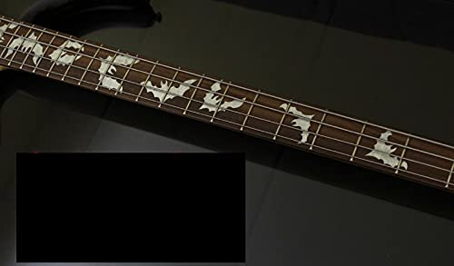 myrockshirt Fledermaus Bat Griffbrett Aufkleber Sticker Set für Gitarre Bass Gitarren Hals Universal passend