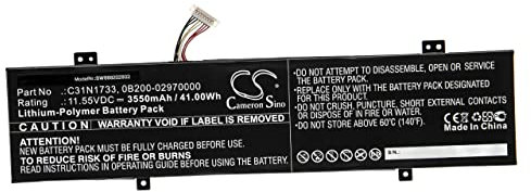 vhbw batteria compatibile con Asus VivoBook Flip 14 TP412FA-EC131T laptop, notebook (3550mAh, 11.55V, Li-Poly)