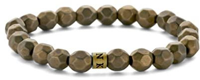 Frank 1967 Armband – 7FB-0524-8mm Stalen Kralen – Vintage Goudkleurig