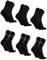 DANISH ENDURANCE Calzini Uomo Fibra di Bambù, Calze Classiche Eleganti in Bamboo, Calzini Estivi Traspiranti, 6 Paia, Multicolore (3x Nero, 3x Rombi Blu), 43-47