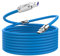 WLGQ Geek Industrial Style USB 2.0 to Type C Liquid Silicone Fast Charging Chubby Cable USB-C Interface Device Universal (Blue-2m)