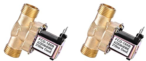 Baiyun 2X 1/2 Strom 220 V Magnet Ventil mit Normaler Geschlossenem Messing Magnet Ventil für Pumpen Zur Chemischen Steuerung Der Chemischen Flüssigkeits Industrie