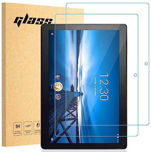 Whioltl [2 Pack Tempered Glass Film for Lenovo Tab M10 10.1 (1st Gen, 2019/2018), TB-X505F/TB-X605F, HD Clear Screen Protector, 9H Hardness, Anti-Scratch, Case Friendly