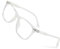 ATOM Blue Light Blocking Glasses for Kids (Age 5-12) - 100% UV Protection & Anti Glare Blue Rays Blocking Eyeglasses for Computer & Gaming | Durable Frame Eyewear for Boys & Girls - Transparent White