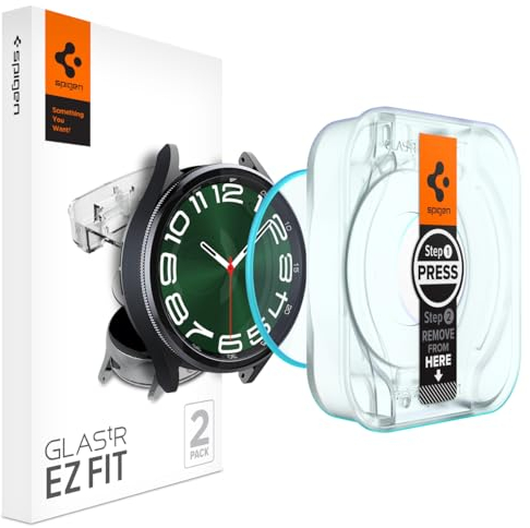 Spigen Glas.tR Slim EZ Fit Screen Protector for Galaxy Watch 6 Classic (47mm)